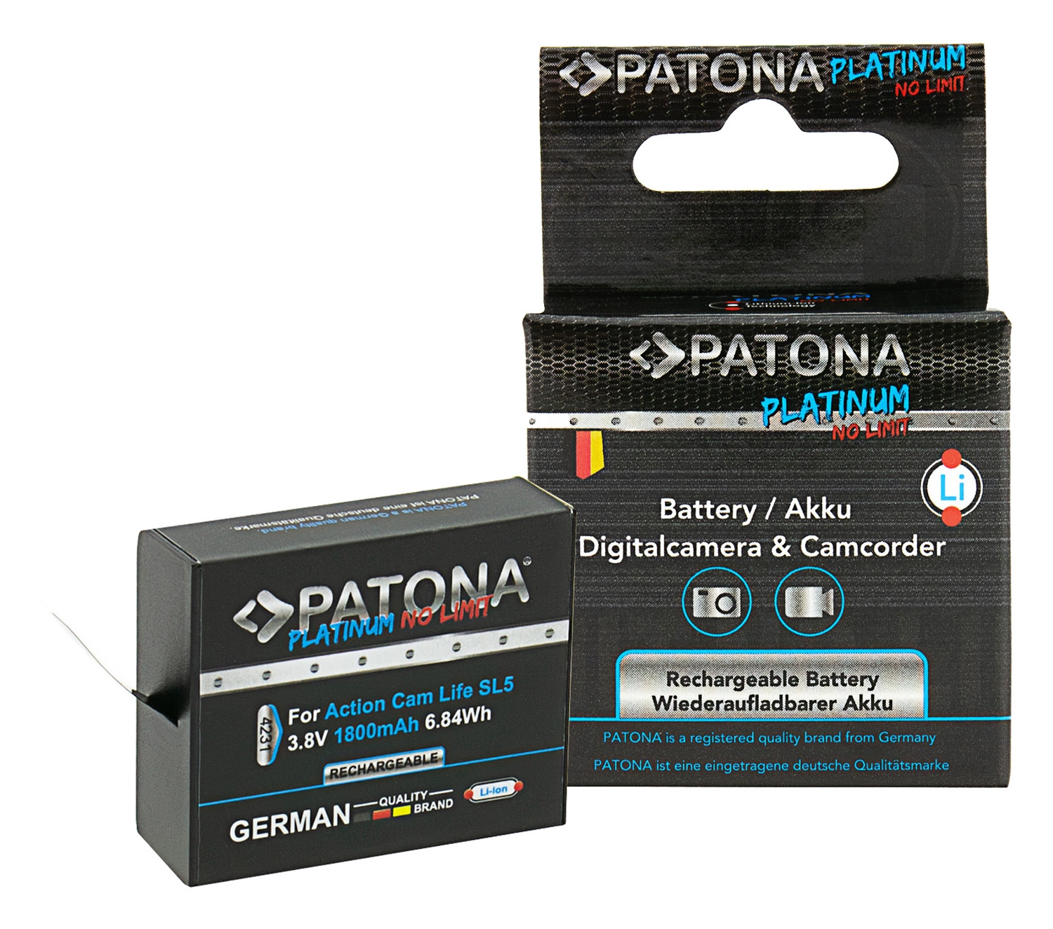 Platinum Akku für Action Cam Life SL5