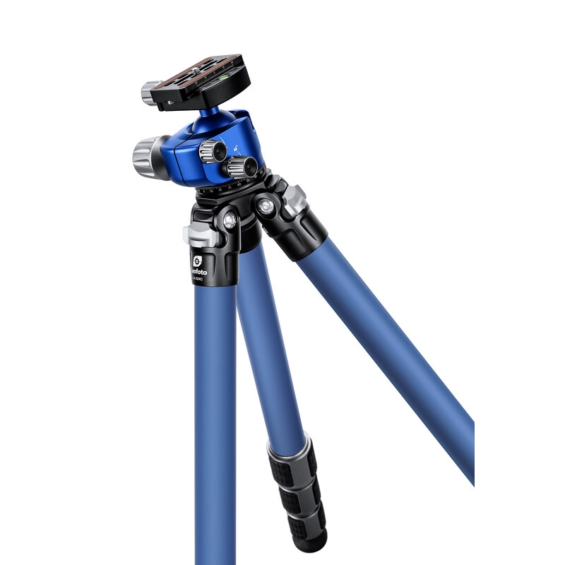 Leofoto Carbon-Dreibeinstativ LP-324C Poseidon + Ballhead LH-40 (Blau)