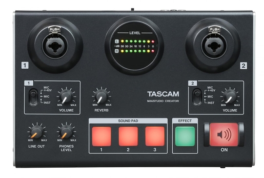 Tascam Ministudio Creator US-42B Aufnahmemischpult