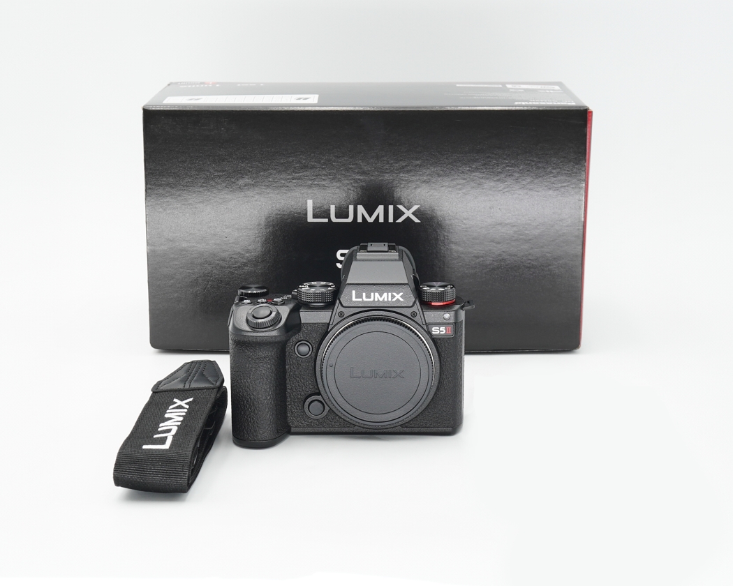 kamera, spiegellose, Lumix, schwarz, kit