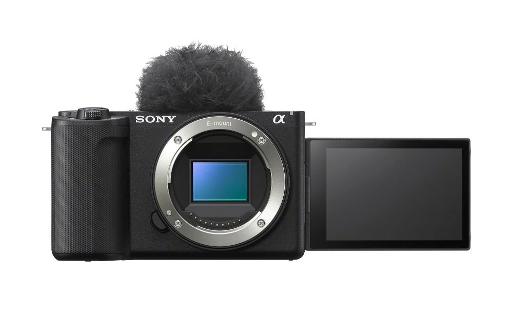 Sony ZV-E10 II Vlog-Kamera + ECM-S1 kabelloses Mikrofon