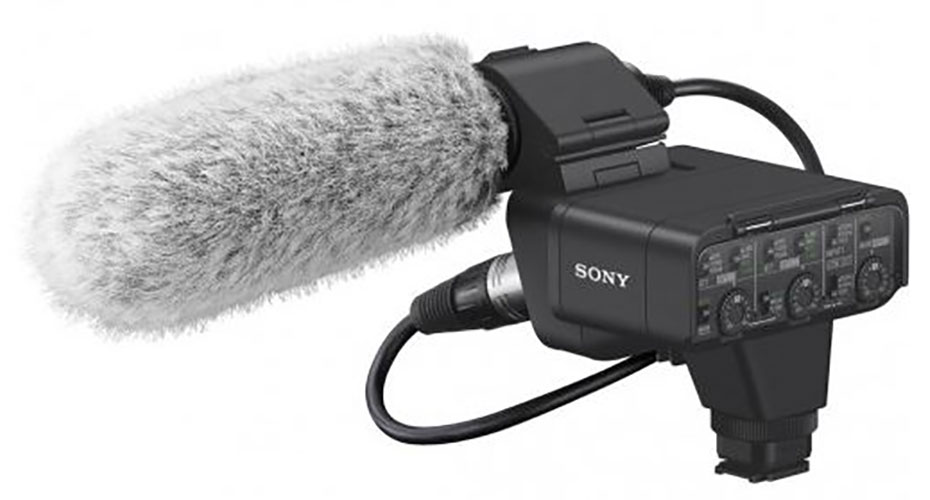 Sony XLR-K3M Adapter-Kit und ECM-XM1 Mikrofon
