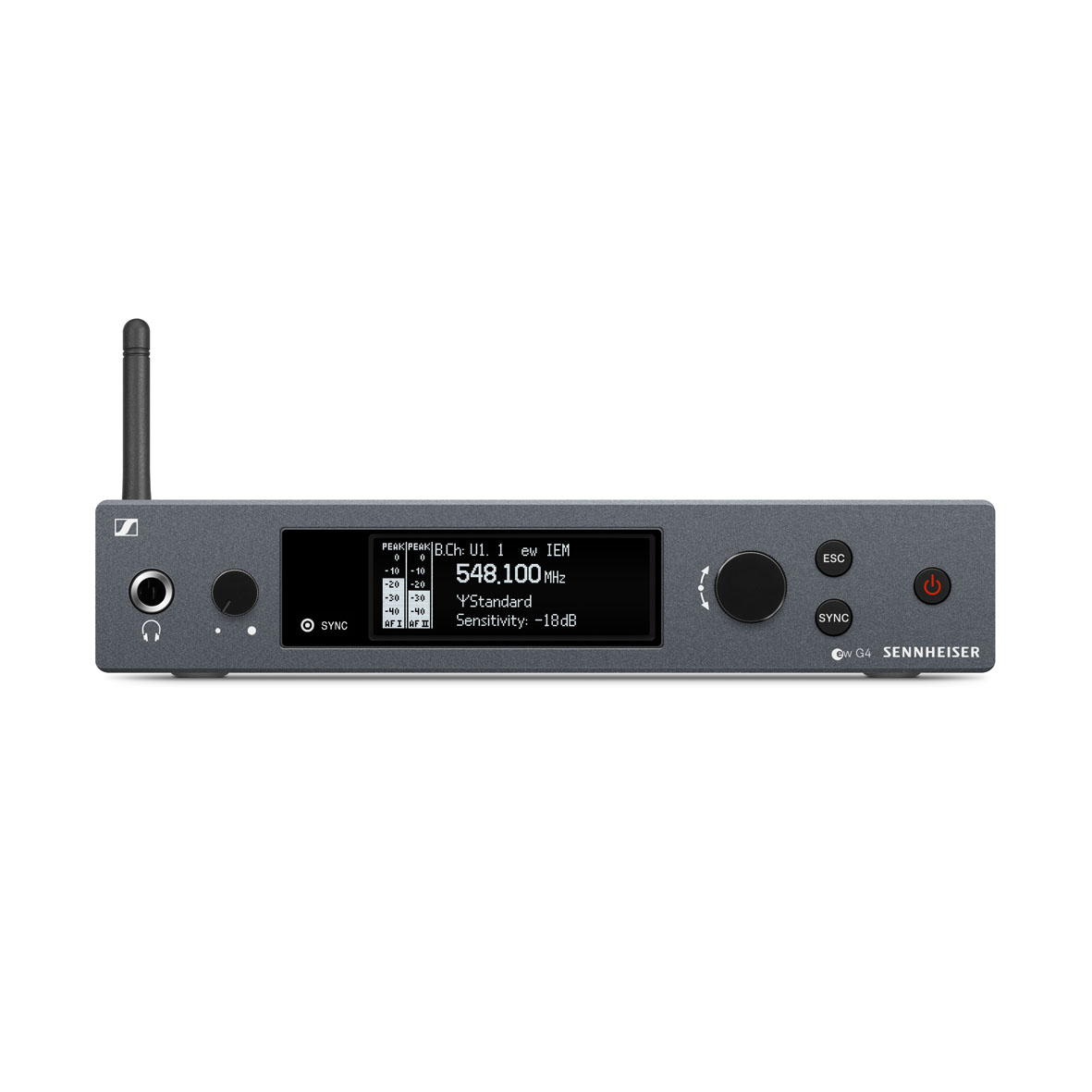 Sennheiser ew IEM G4-Twin-E, drahtloses Stereo IEM Doppel-Set