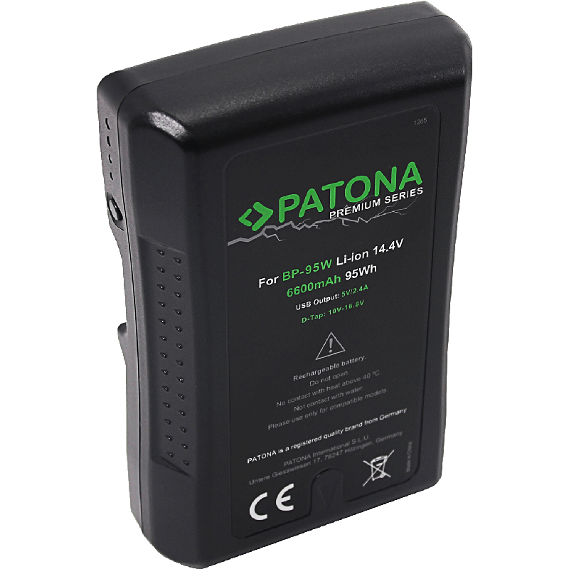 PATONA Premium V-Mount 95Wh Akku für Sony