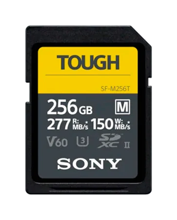 Sony SDXC-Karte 256 GB TOUGH Cl10 UHS-II U3 V60, 277/150 MB/s