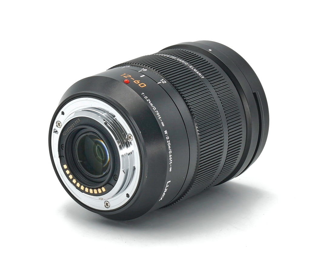 Kameraobjektiv, Zoomobjektiv, Schwarz, Metallbajonett, 12–60 mm