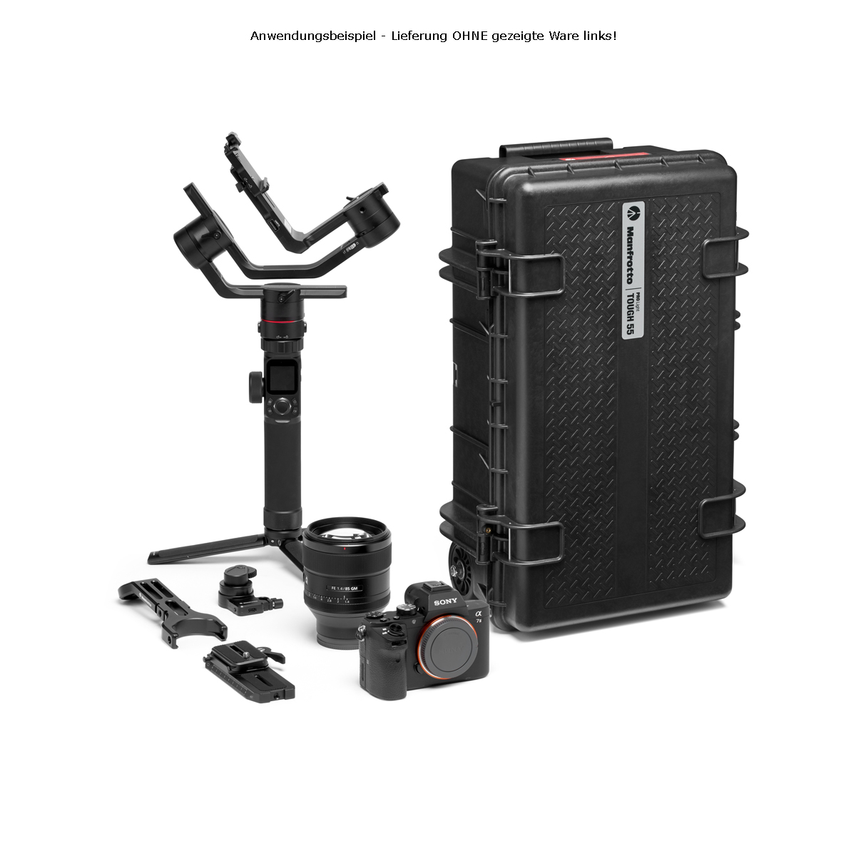 Manfrotto PRO Light Tough TH-55 HighLid Koffer mit Manfrotto PRO Light Tough TH-55 HighLid Koffer mit