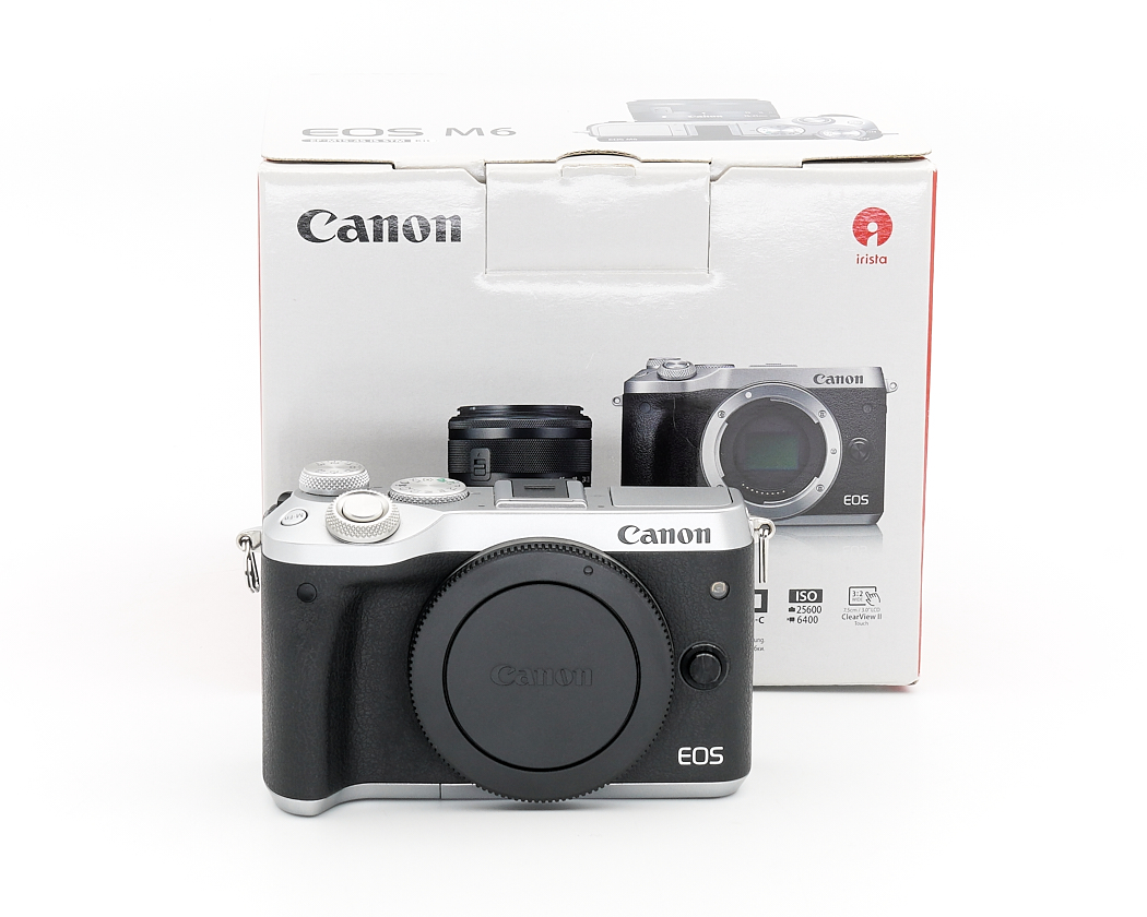 Canon EOS M6 Gehäuse silber wie neu, Canon-Fachhändler #41439**