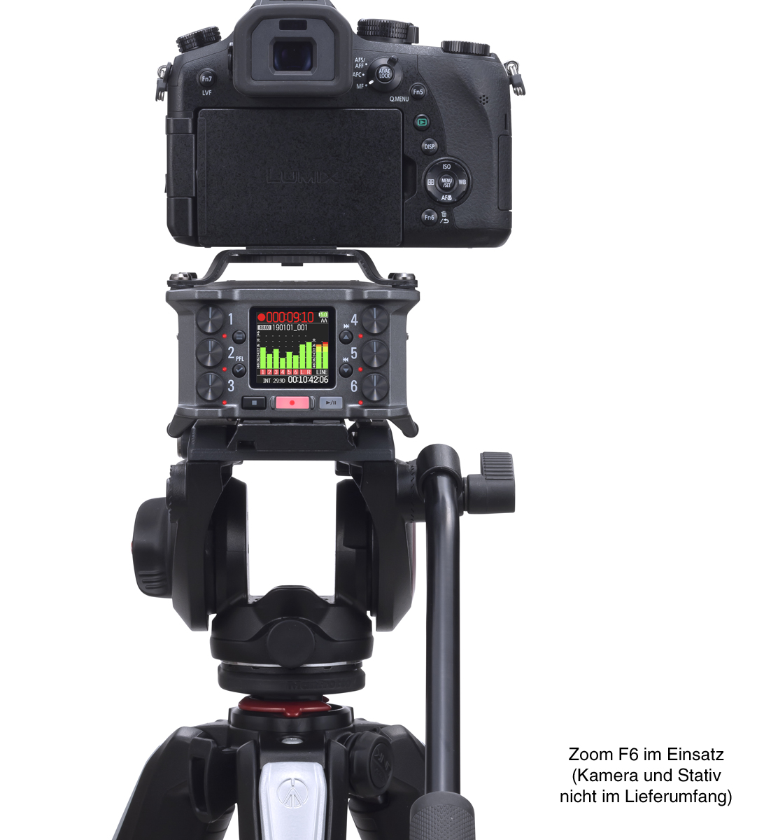 Zoom F6 MultiTrack Field Recorder für Tonaufnahmen