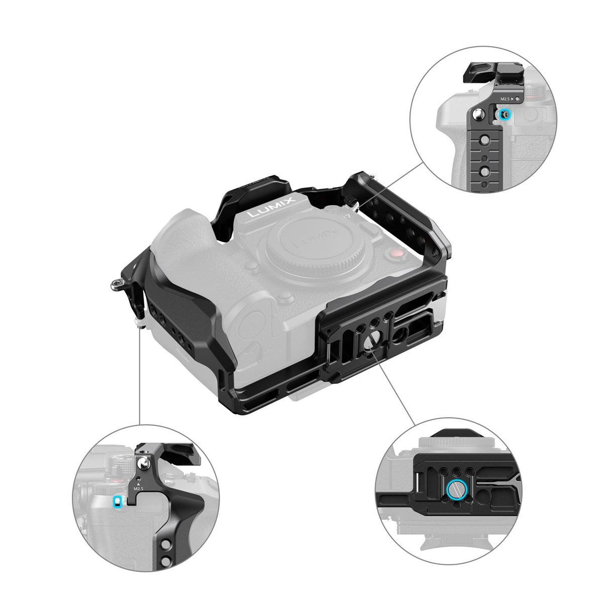 SmallRig 4825 HawkLock QR Kit f. Lumix GH7/GH6
