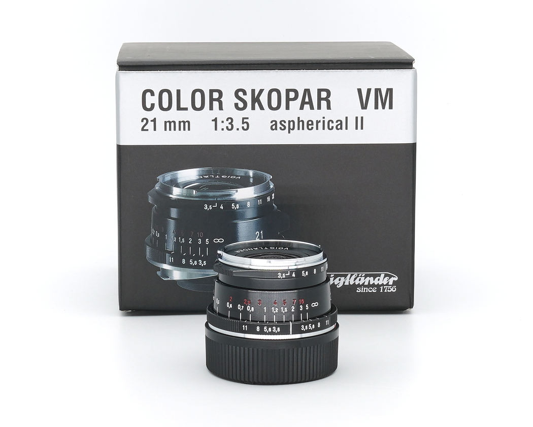 Voigtländer Color Skopar 21mm 3.5 VM asph. Type II schwarz für Leica M Einzelstück #**