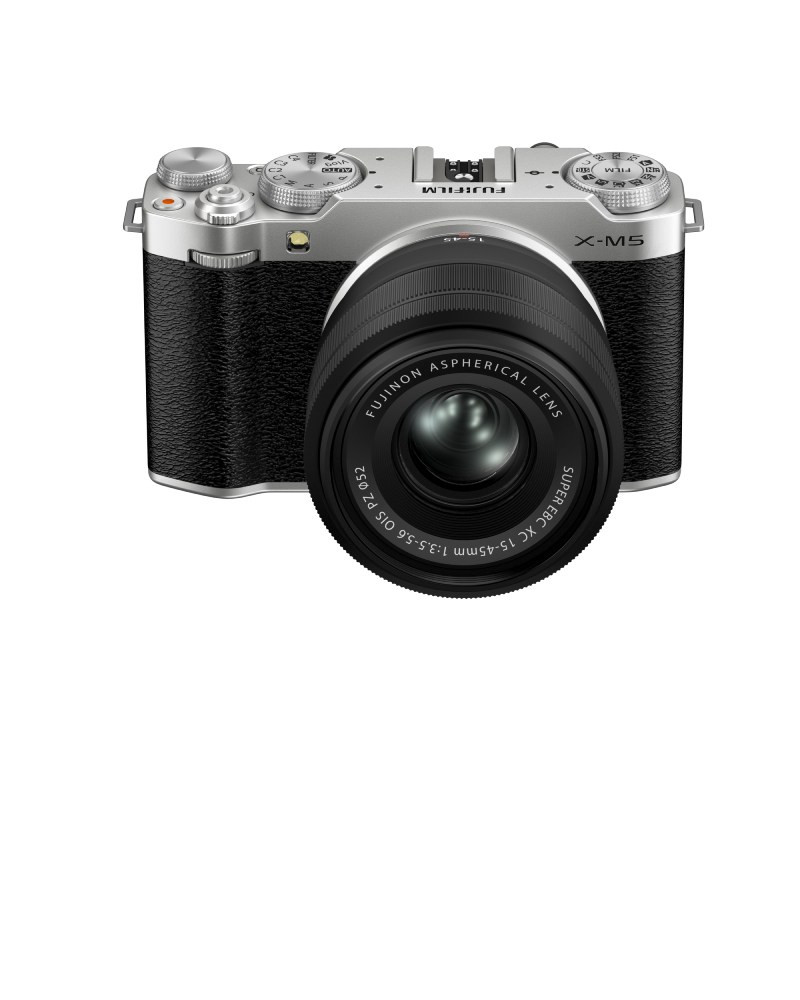Fujifilm X-M5 silber + FUJINON XC15-45mm 3.5-5.6 OIS PZ Kit
