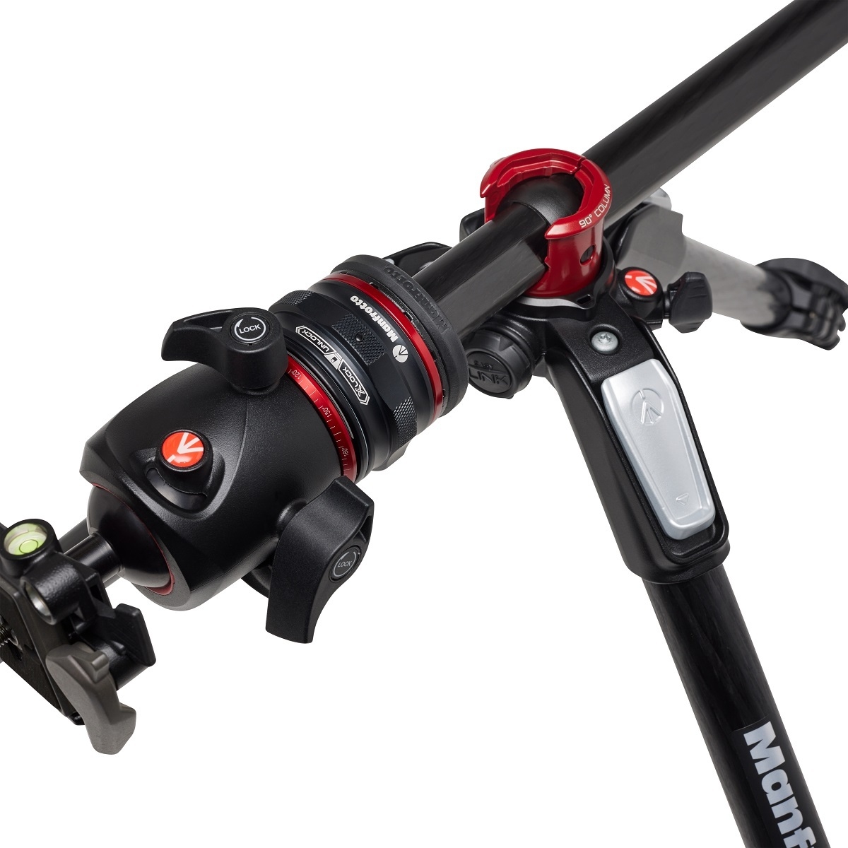 Manfrotto 055 cf Kit 4 sect ball w\QR Professional Stativ Photo Kit