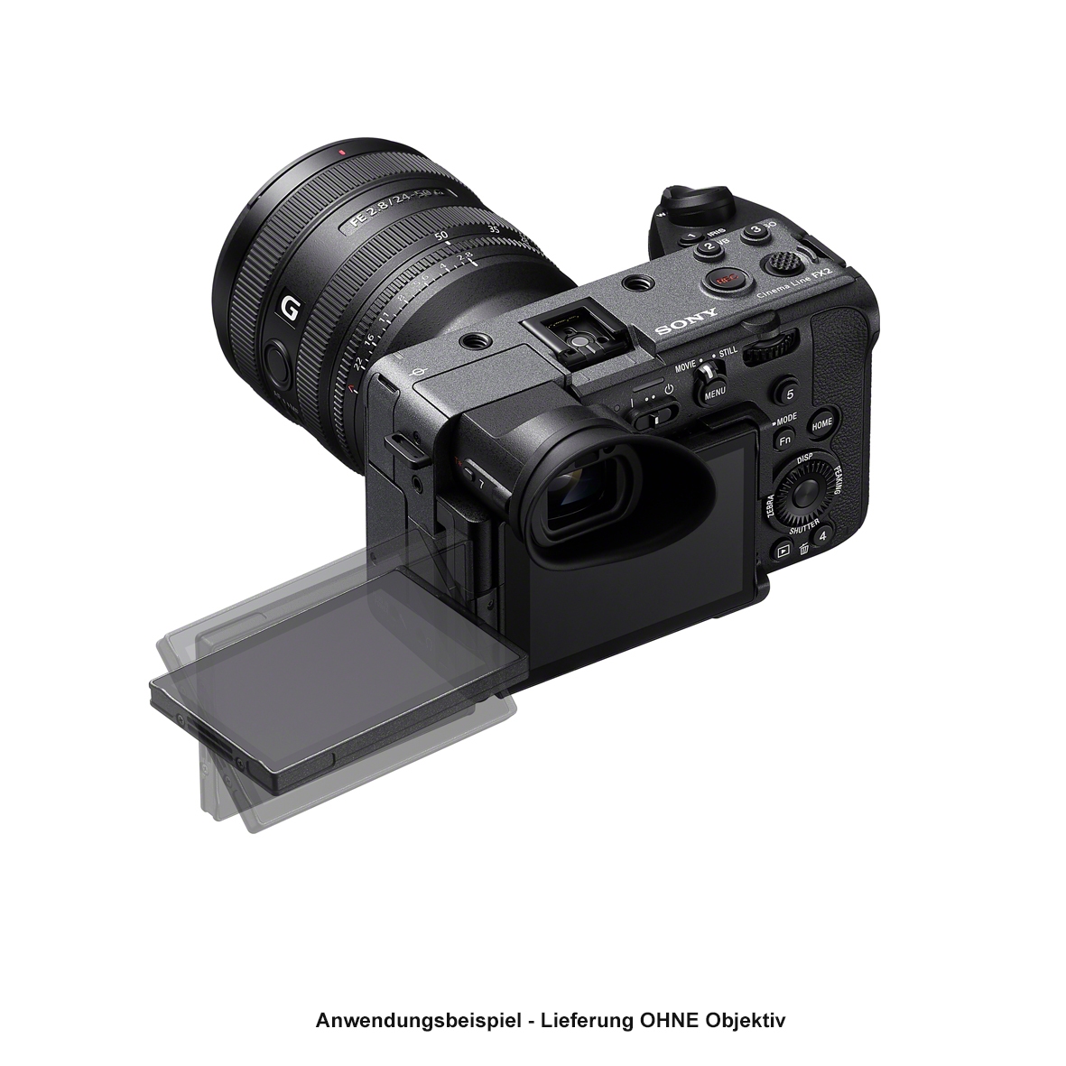 Sony ILME-FX2 + XLR-Griff Cinema Line Vollformat-Wechselobjektivkamera