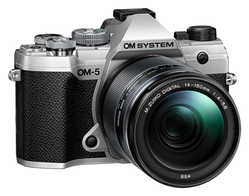 OM SYSTEM OM-5 silber + M.Zuiko Digital ED 14-150mm 4.0-5.6 II
