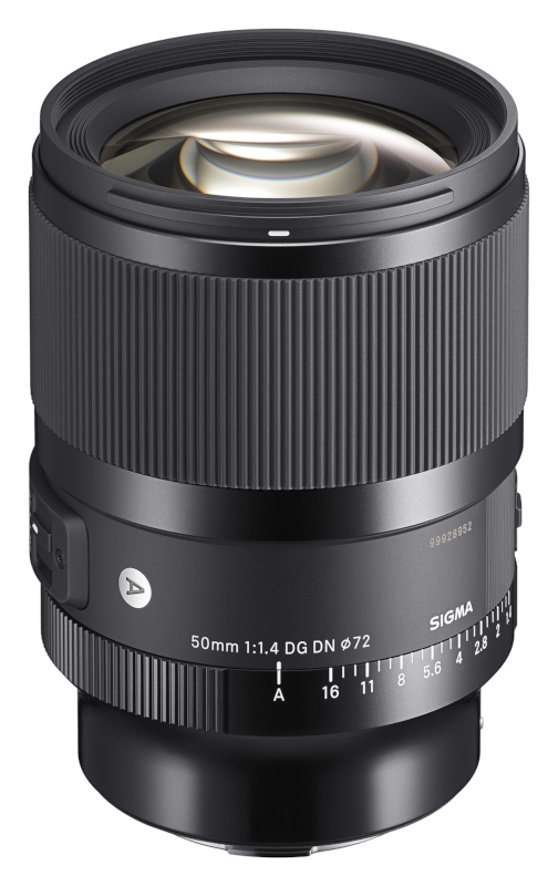 Sigma Art 50mm 1.4 DG DN für Sony E-Mount + V.M.C. Slim UV Filter 72mm