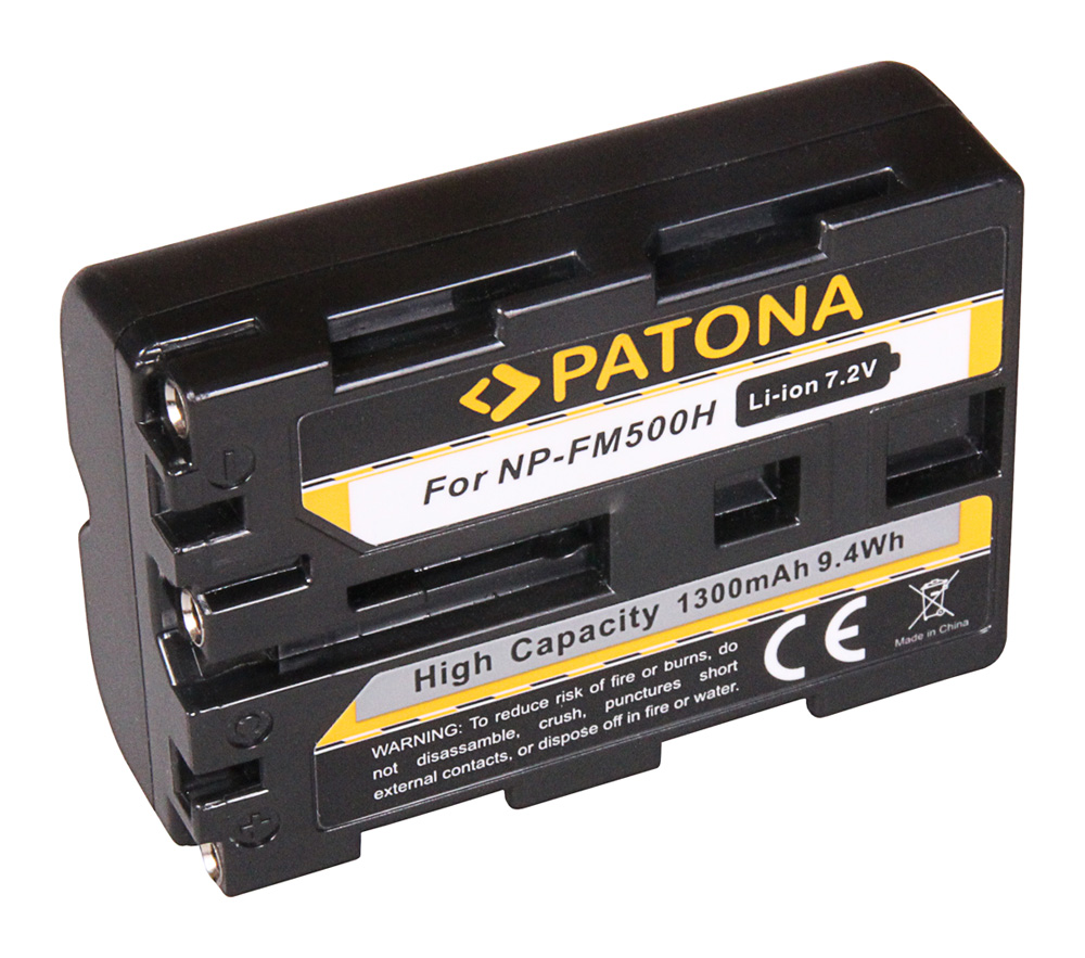 PATONA Hochleistungs LithIonen-Akku wie Sony NP-FM500H