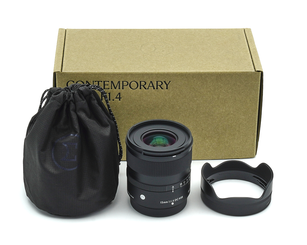 Sigma Contemporary 15mm 1.4 DC für Fujifilm X-Mount Ausstellungsstück #48342**