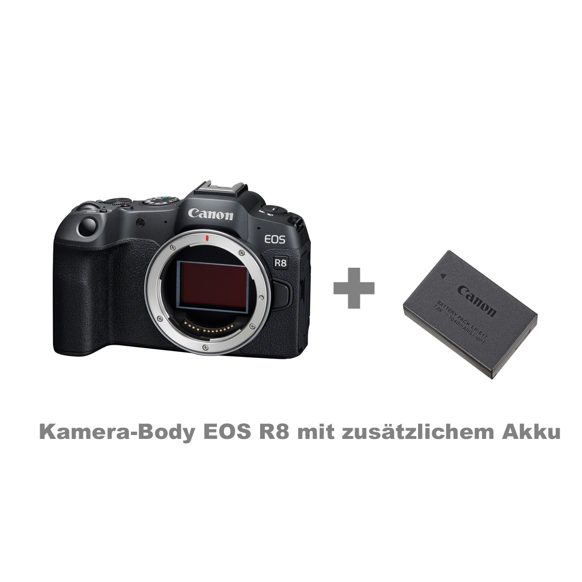 Canon EOS R8 + LP-E17 Akku Kamerakit