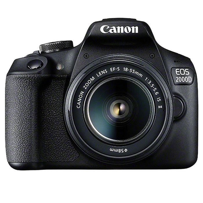 Canon EOS 2000D BK 18-55 IS II EU26 SLR Camera Kit 24.1 MP CMOS 6000