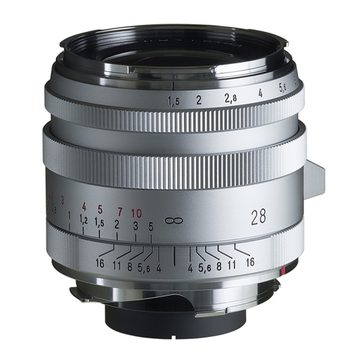 Voigtländer Nokton 28mm 1.5 VM ASPH. Type I silber für Leica M