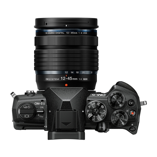 OM SYSTEM OM-5 II schwarz + M. Zuiko Digital ED 12-45mm 4.0 PRO