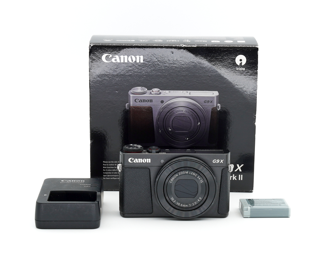 Canon PowerShot G9 X Mark II schwarz, Ausstellungsstück #39270**