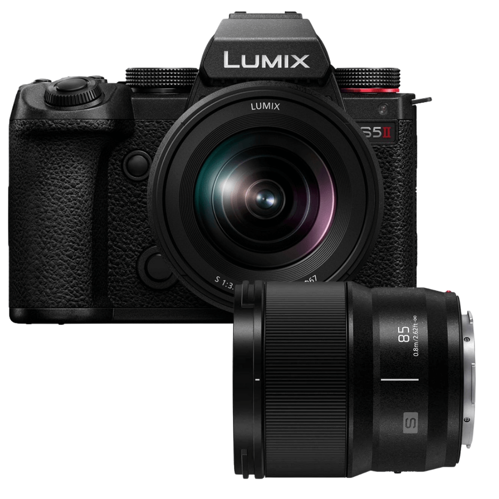 Panasonic Lumix DC-S5 II + Lumix S 20-60mm 3.5-5.6 + Lumix S 85mm 1.8