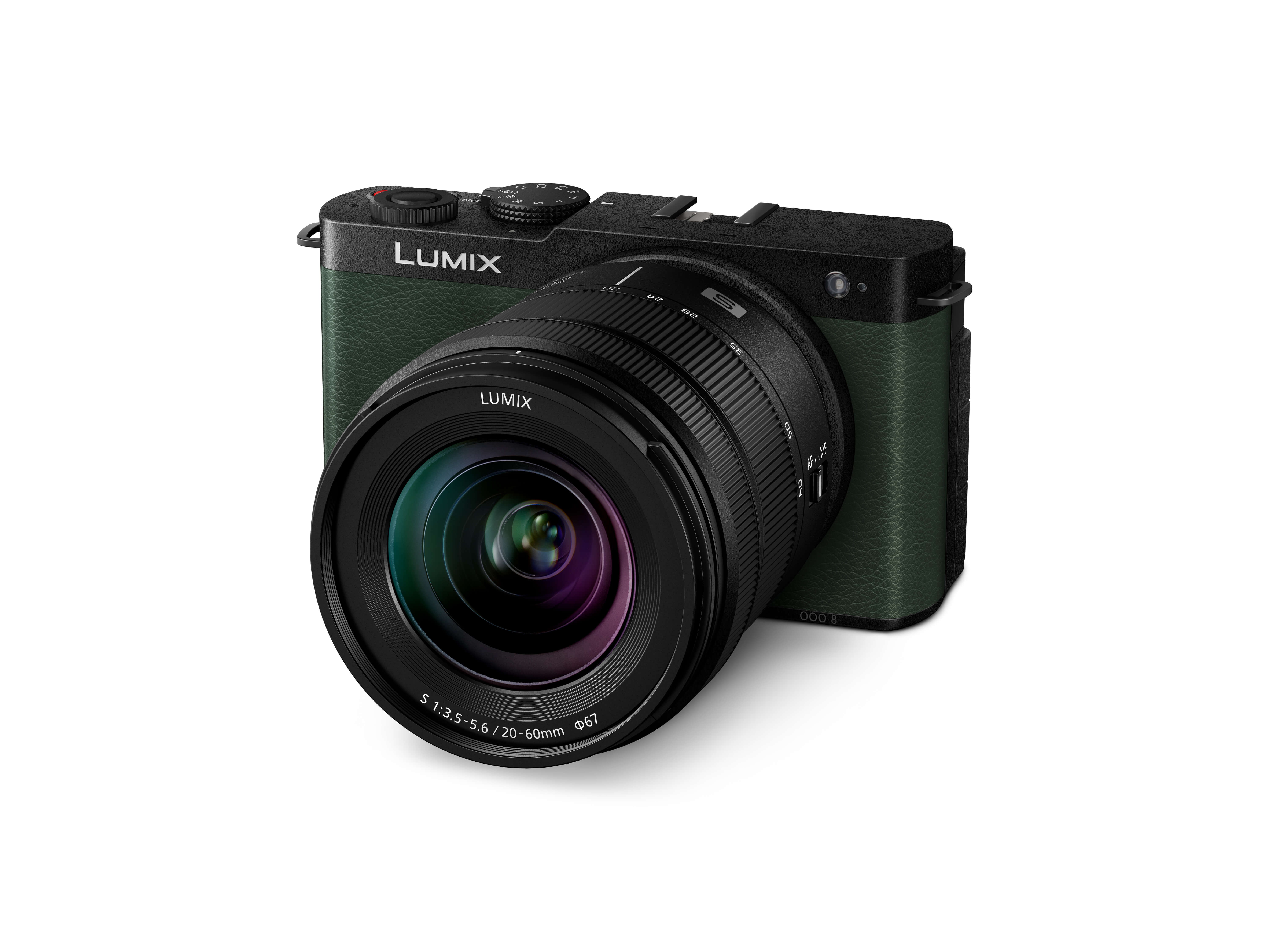Panasonic Lumix S9 Gehäuse grün + Lumix S 20-60mm 3.5-5.6