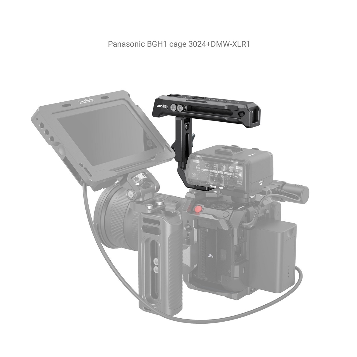 SmallRig 3082 Top Handle Sony XLR K1M, XLR K2M, XLR K3M, DMW XLR1 Adapter