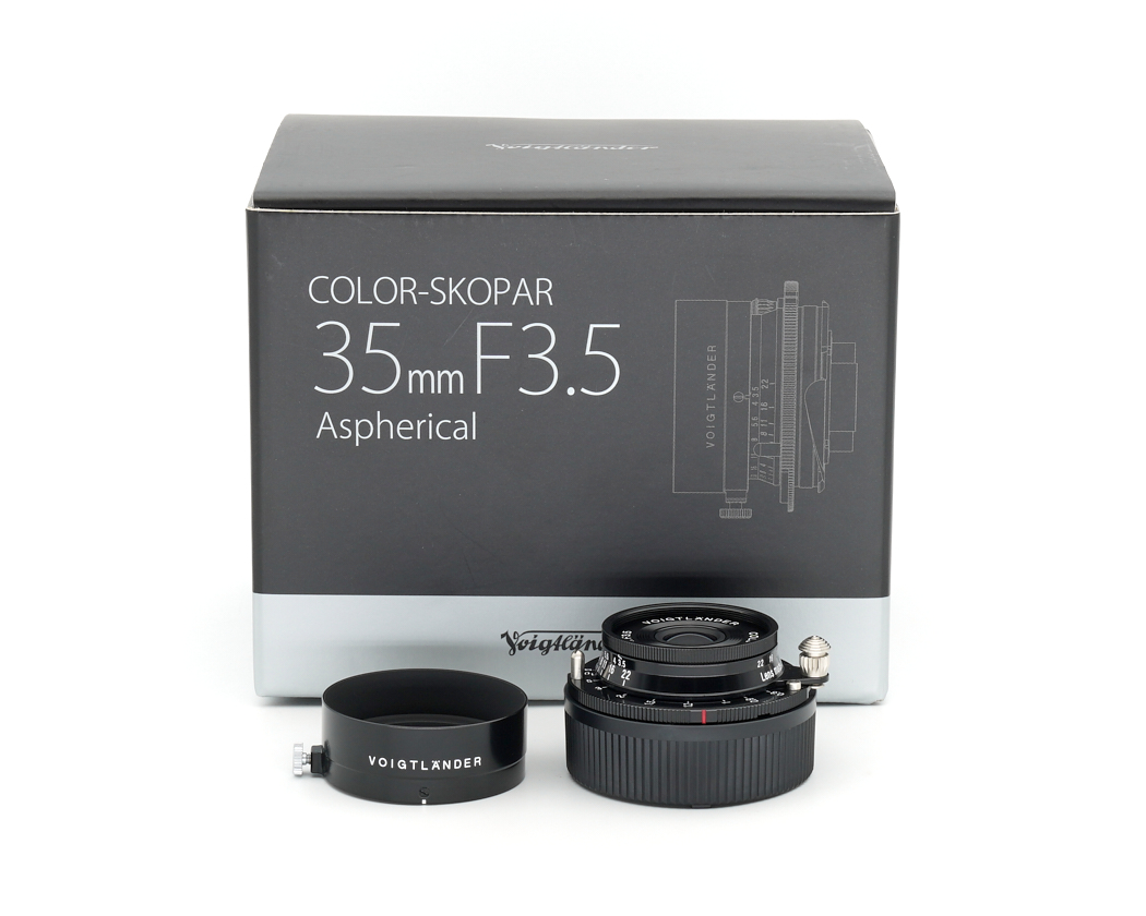 Voigtländer Color-Skopar 35mm 3.5 ASPH. schwarz für Leica M Einzelstück #**