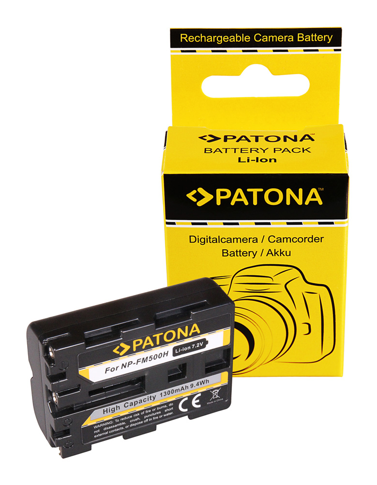 PATONA Hochleistungs LithIonen-Akku wie Sony NP-FM500H