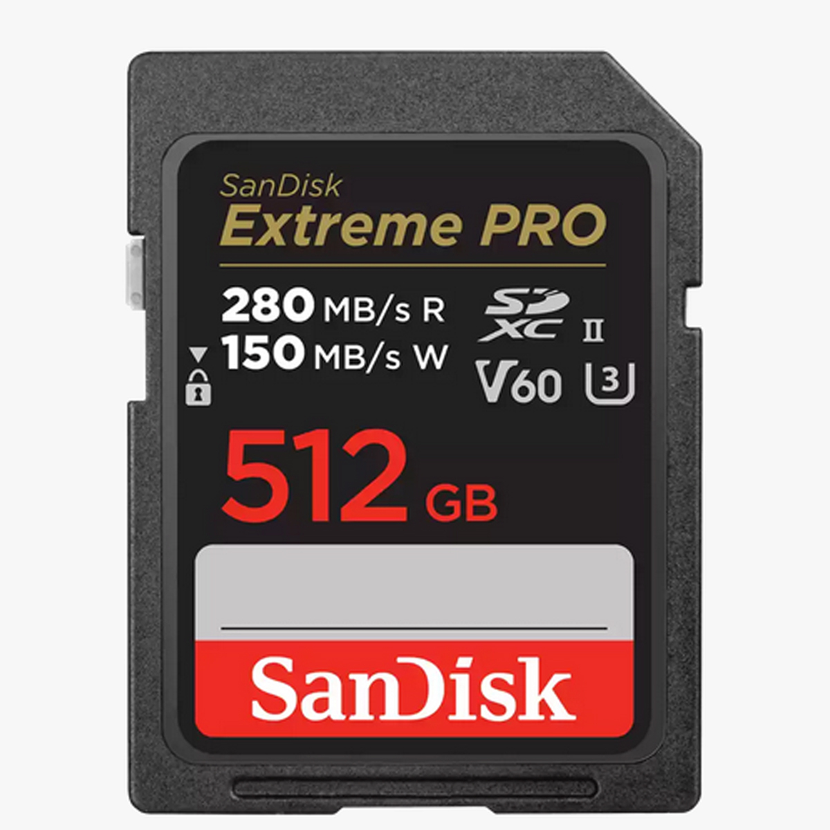 SanDisk 512 GB SDXC ExtremePro 150MB/s V60 UHS-II Speicherkarte