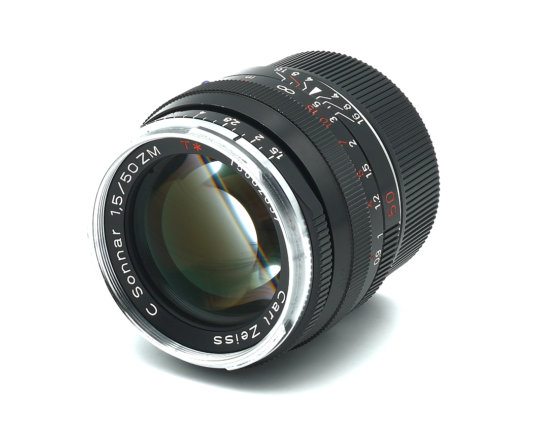 Objektiv, 50mm, manueller Fokus, Zeiss, Optik