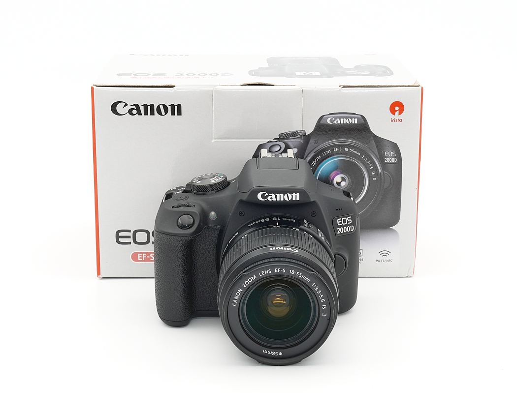 Canon EOS 2000D + EF-S 18-55mm 3.5-5.6 IS II Sonderposten, Messeware **