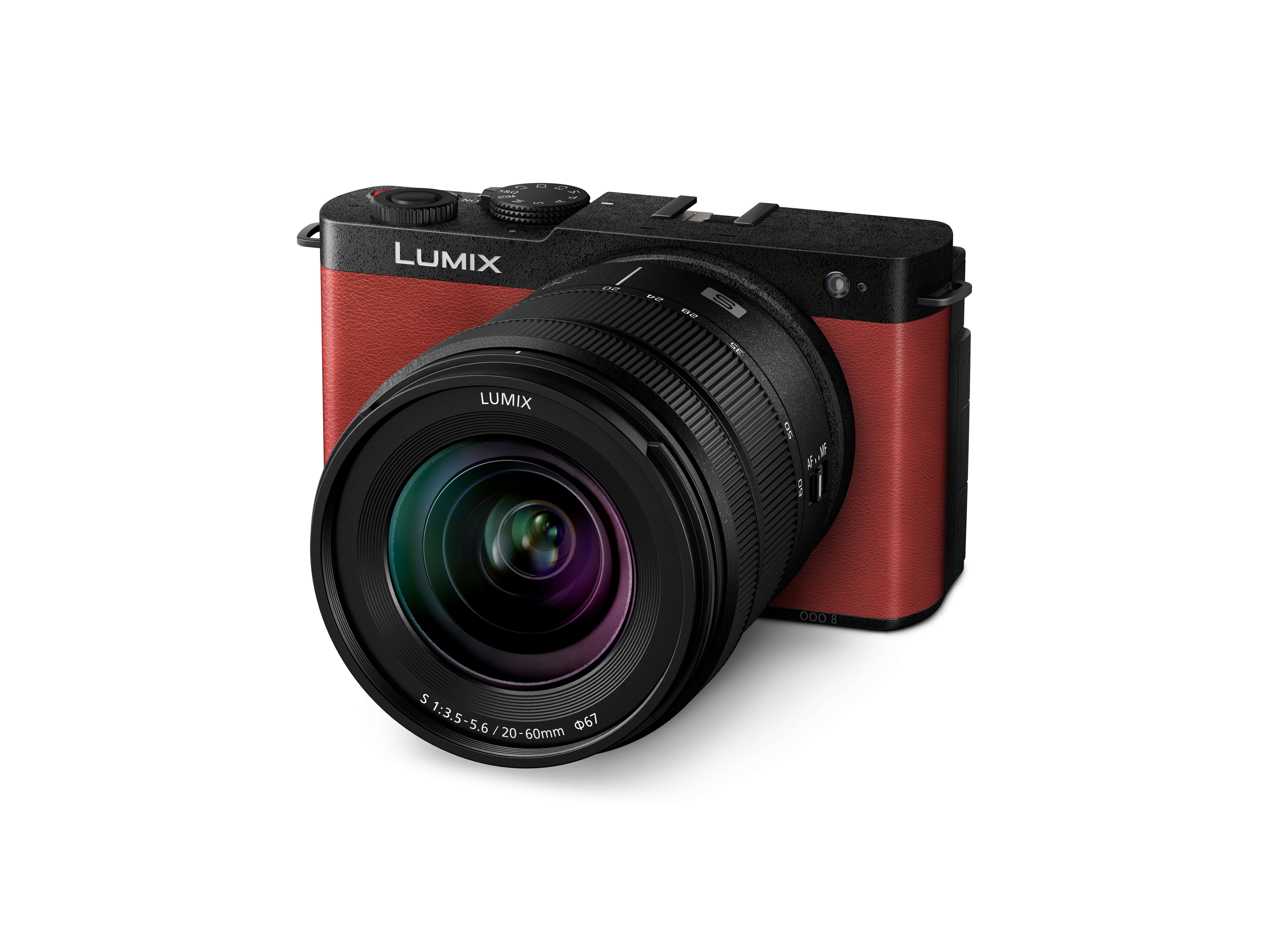 Panasonic Lumix S9 Gehäuse rot + Lumix S 20-60mm 3.5-5.6