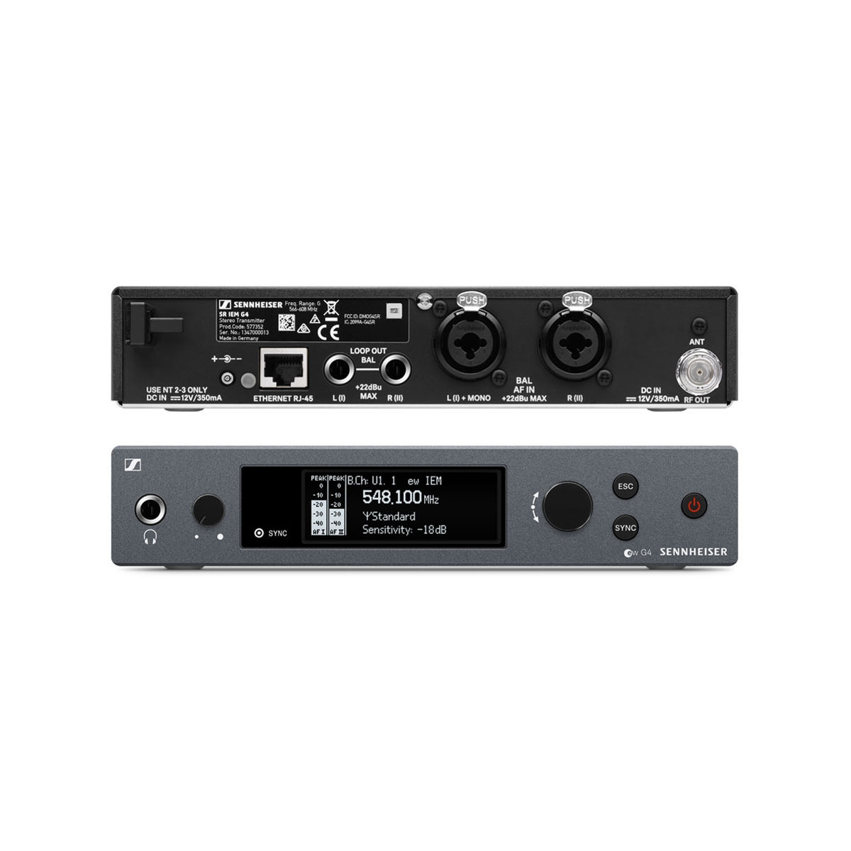 Sennheiser ew IEM G4-E, drahtloses Stereo InEar Monitoring Set