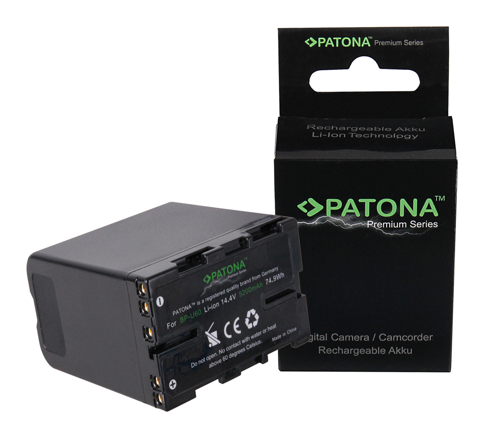 PATONA Premium Akku wie Sony BP-U60