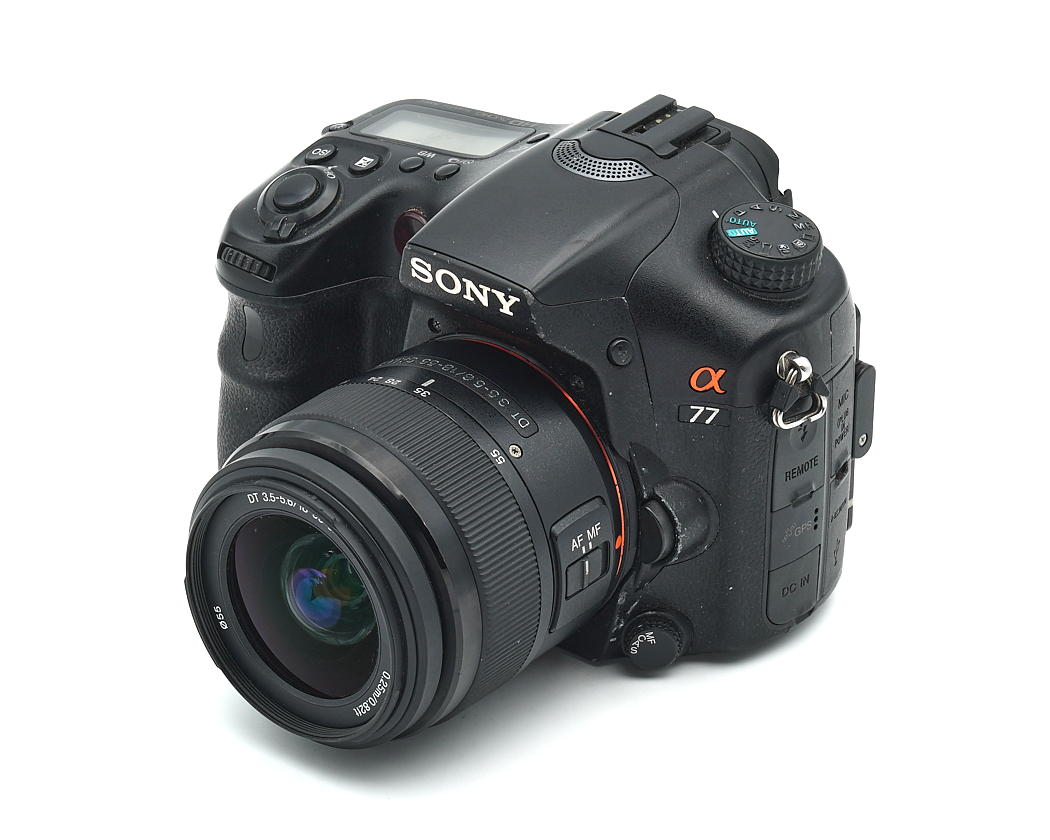 Kamera, DSLR, wechselobjektivkamera, Sony, Spiegelreflexkamera