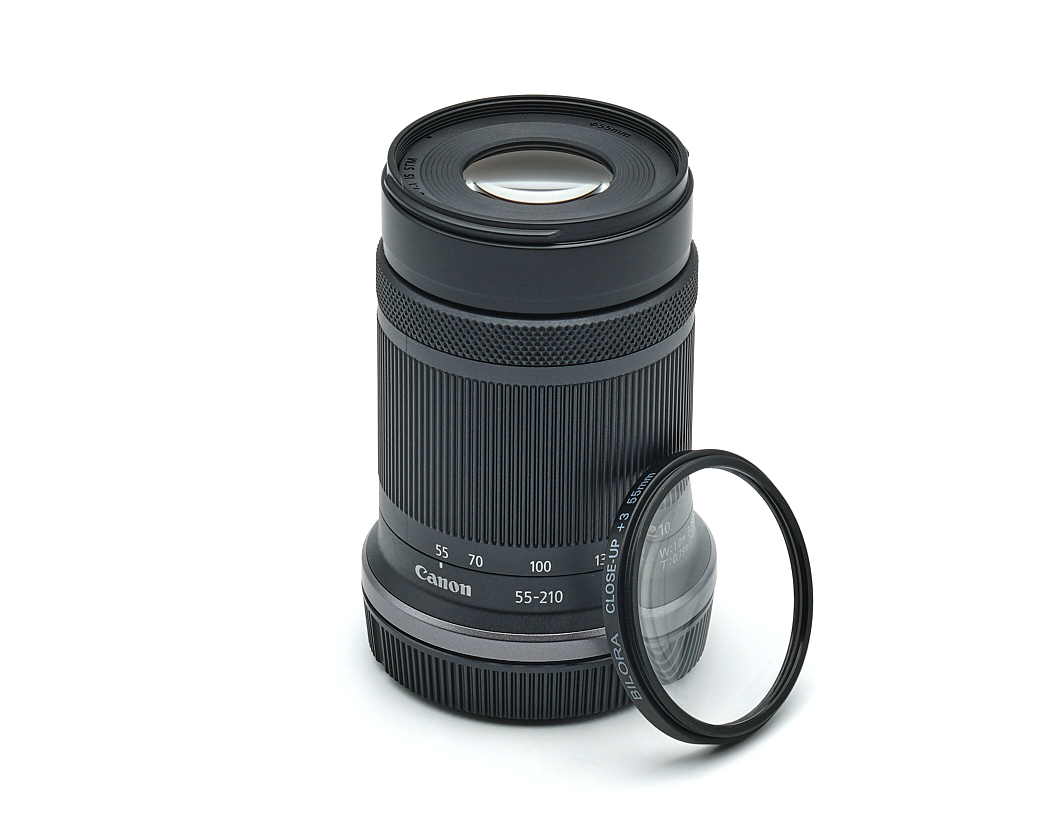 Canon RF-S 55-210mm 5.0-7.1 IS STM Telezoom , Bonus Macro-Vorsatz
