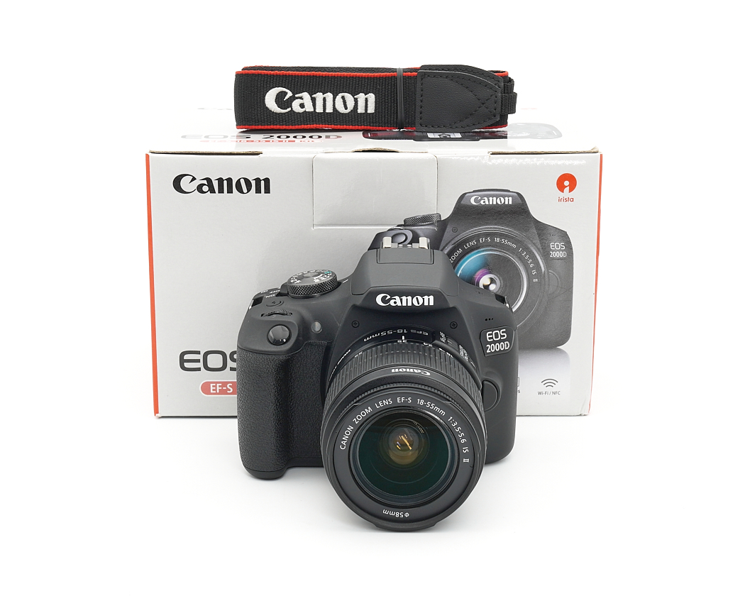 Canon EOS 2000D + EF-S 18-55mm 3.5-5.6 IS II Sonderposten, Messeware **
