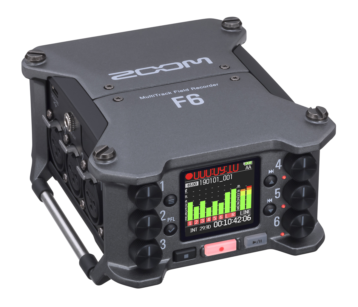 Zoom F6 MultiTrack Field Recorder für Tonaufnahmen