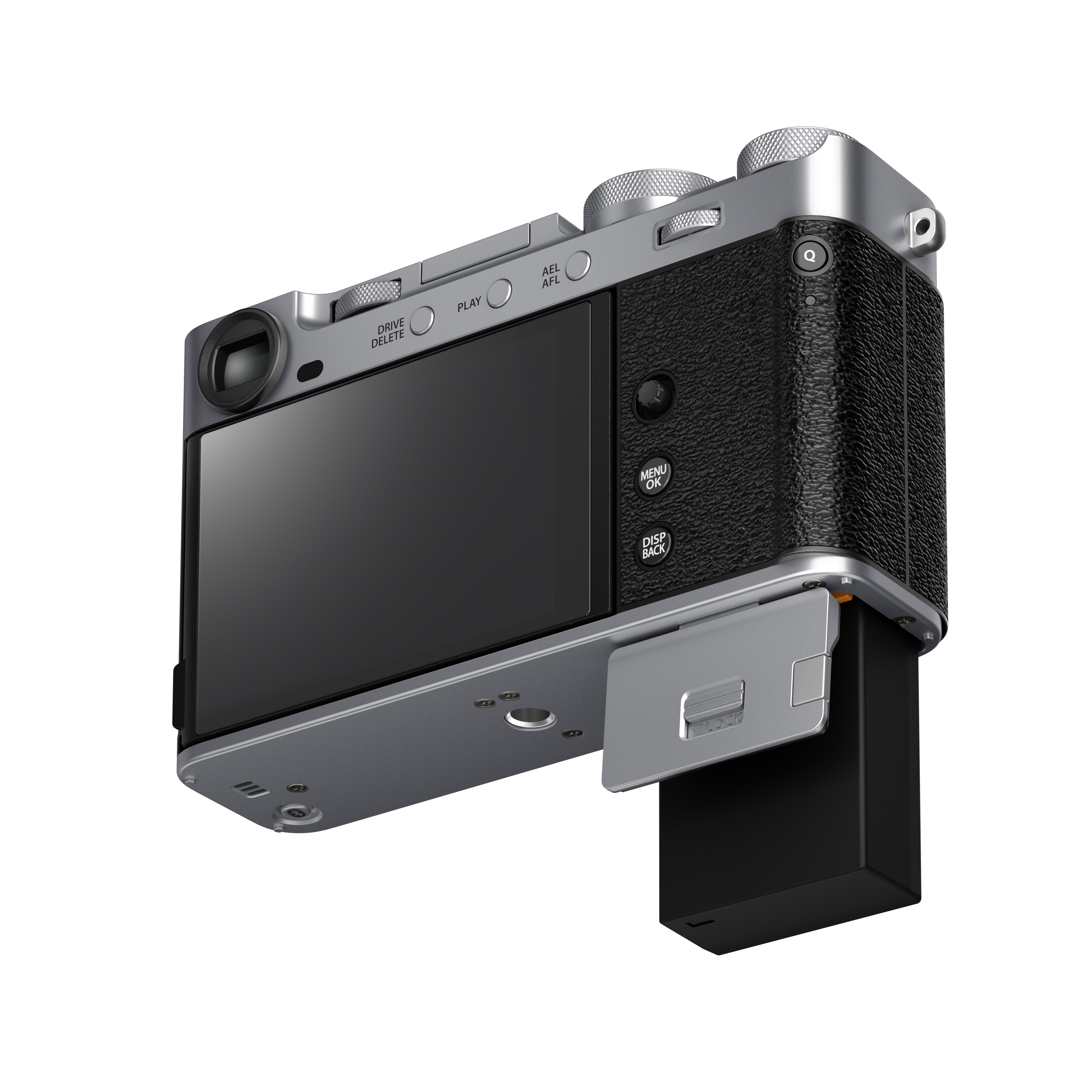 Fujifilm X-E5 silber + Fujifilm NP-W126S Akku