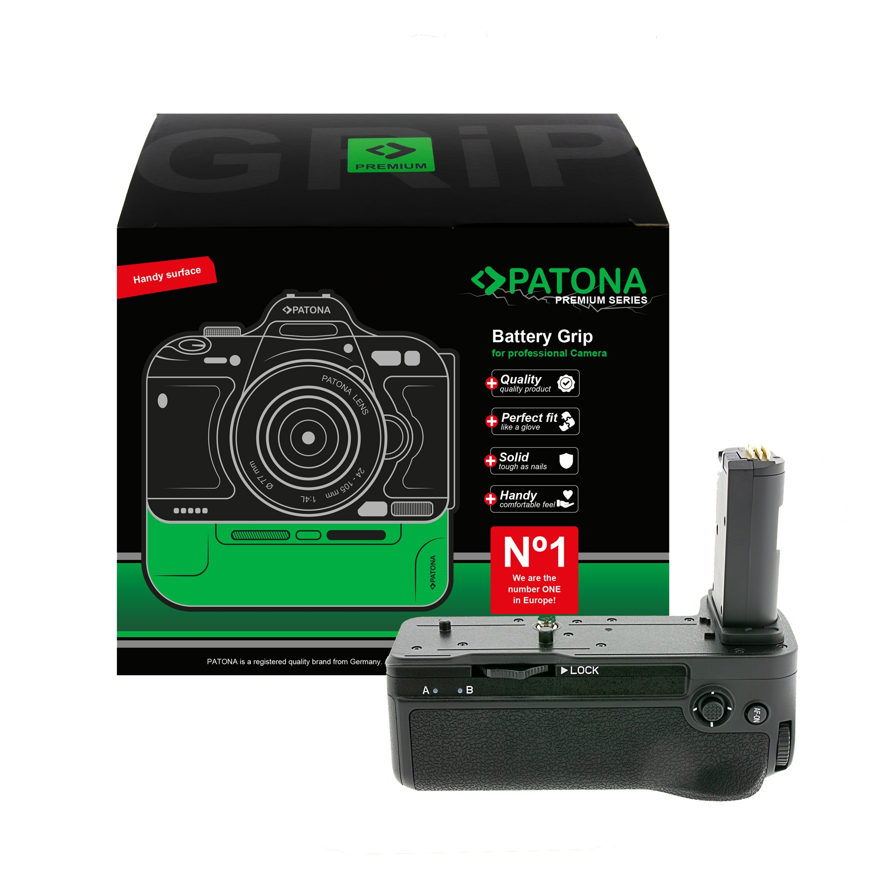 PATONA Premium Batteriegriff Nikon Z6 III für 2 EN-EL15c Akkus mit USB-C Input inkl. IR Fernbedienung
