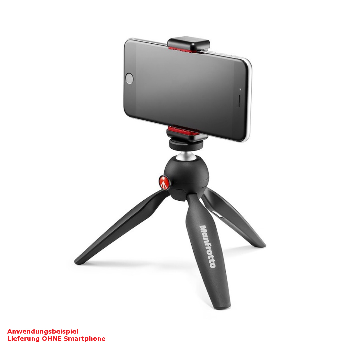 Manfrotto PIXI Mini-Stativ mit Smartphone-Klemme s