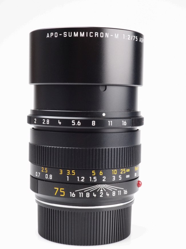 Leica APO-SUMMICRON-M 75mm 2.0 ASPH 11637, 6-BIT, wie neu #48591**