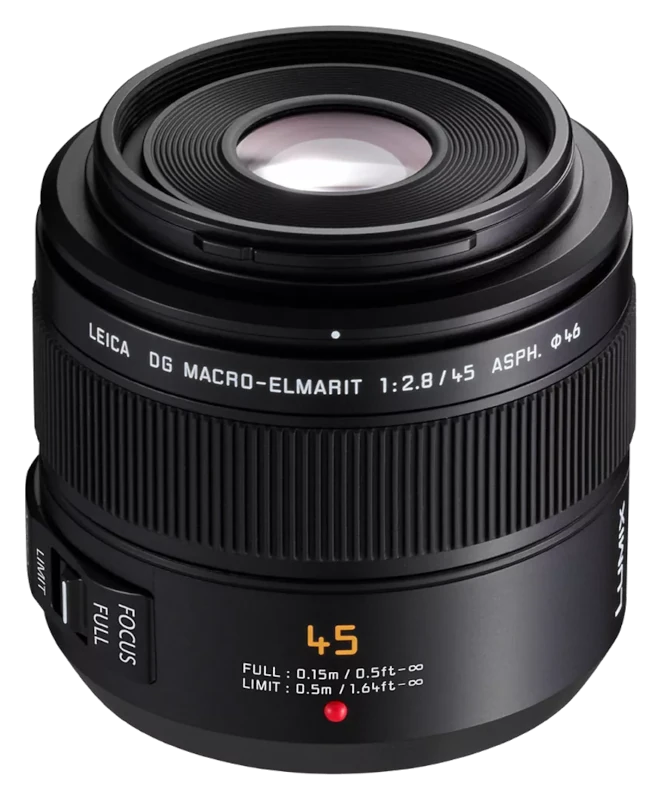 Panasonic Leica DG Macro Elmarit 45mm 2.8 ASPH. O.I.S. | Panasonic Lumix  Objektive | Objektive | Foto Mundus